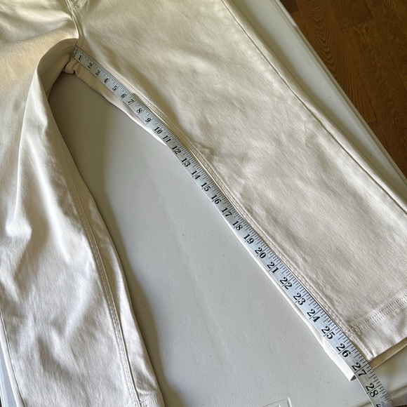 Everlane The Slim Leg Crop Pants Cream Colored - Picture 7 of 17